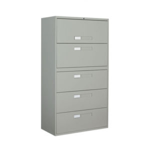 Global 9300 5 drawer metal lateral file