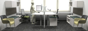Design and specification services by Kentwood office furniture for new, used and refurbished office makeovers