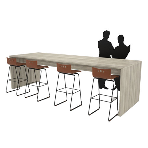 Kentwood Office Furniture BAT standing height collaborative table