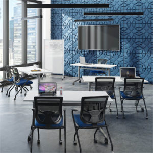 Premiera training room tables at Kentwood Office Furniture