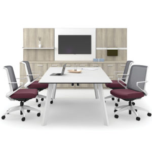 HON Cliq task chairs in conference room