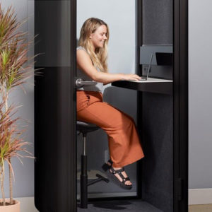 PoppinPod soundproof phone booth & office pod