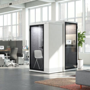 PoppinPod soundproof phone booths and office pods